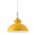 Lampe suspendue colorée au design macaron – lampe moderne en forme de dôme