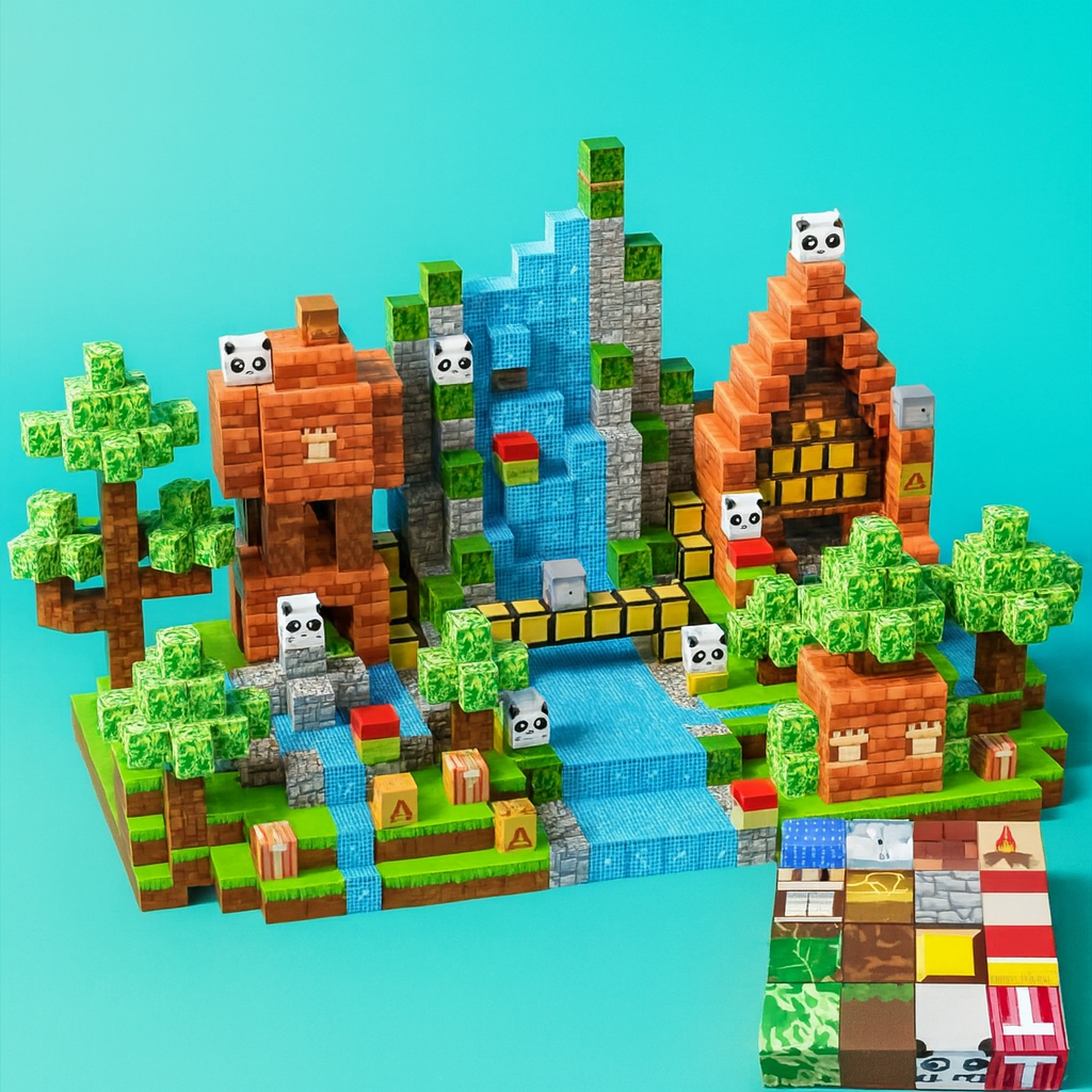 Skanto | Blocs de Construction Magnétiques Ensemble de Jouets Créatifs