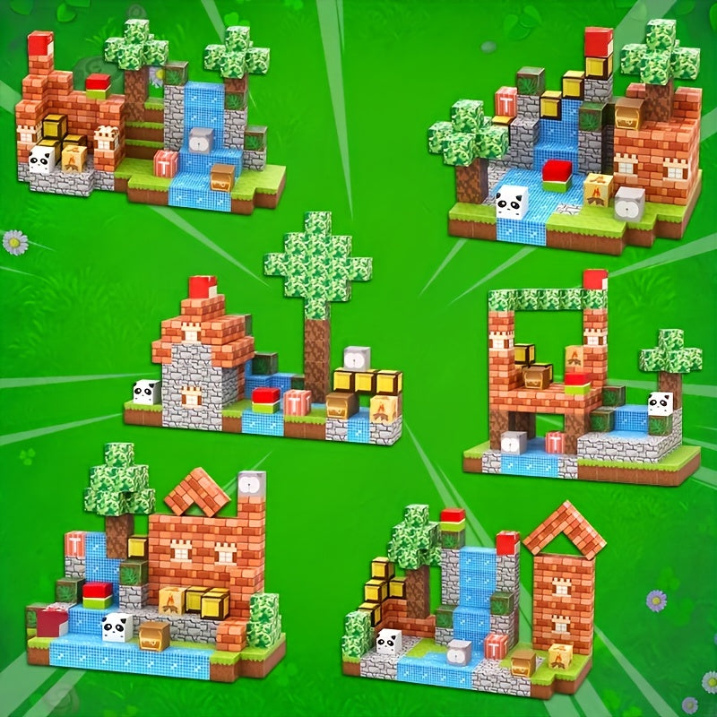 Skanto | Blocs de Construction Magnétiques Ensemble de Jouets Créatifs