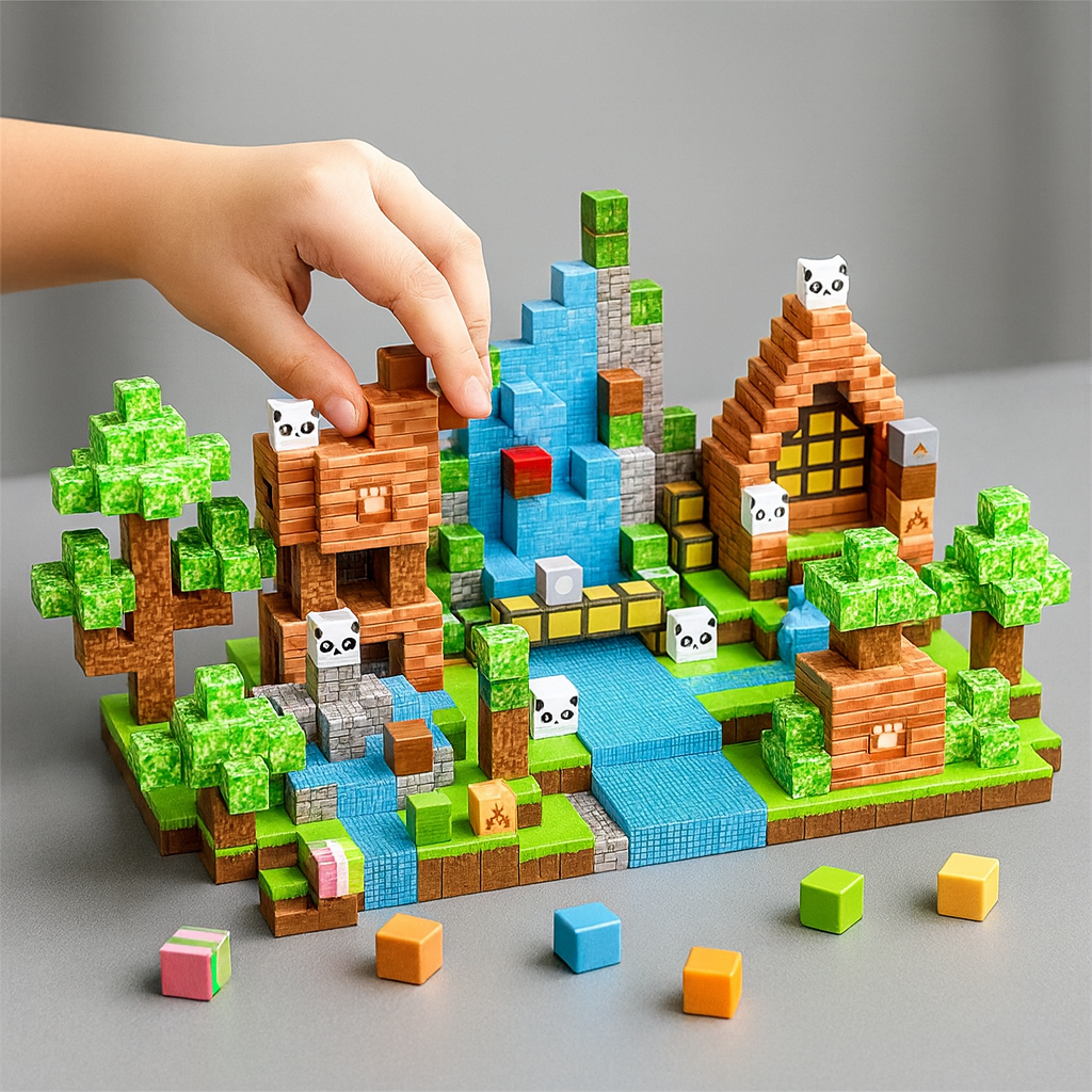 Skanto | Blocs de Construction Magnétiques Ensemble de Jouets Créatifs
