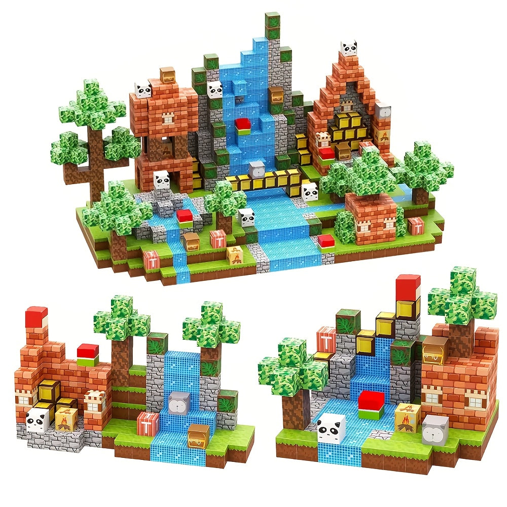 Skanto | Blocs de Construction Magnétiques Ensemble de Jouets Créatifs
