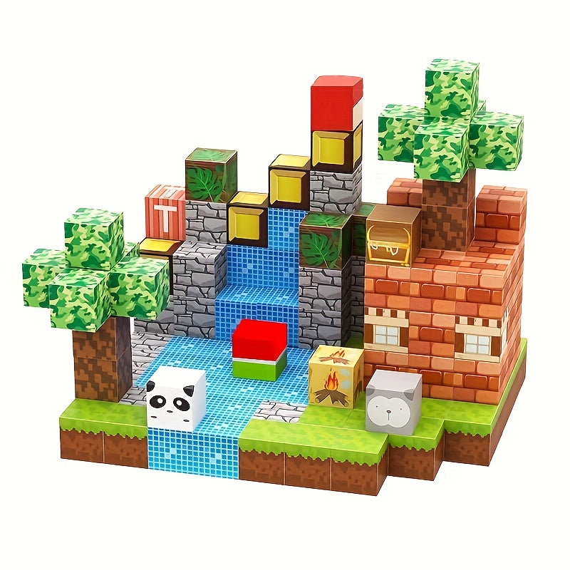 Skanto | Blocs de Construction Magnétiques Ensemble de Jouets Créatifs