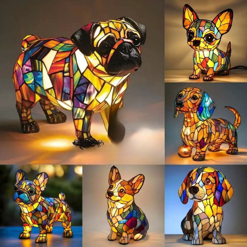 PUPGLOW – Lampe de Nuit LED de Race de Chien Artistique pour une Décoration de Maison Conviviale