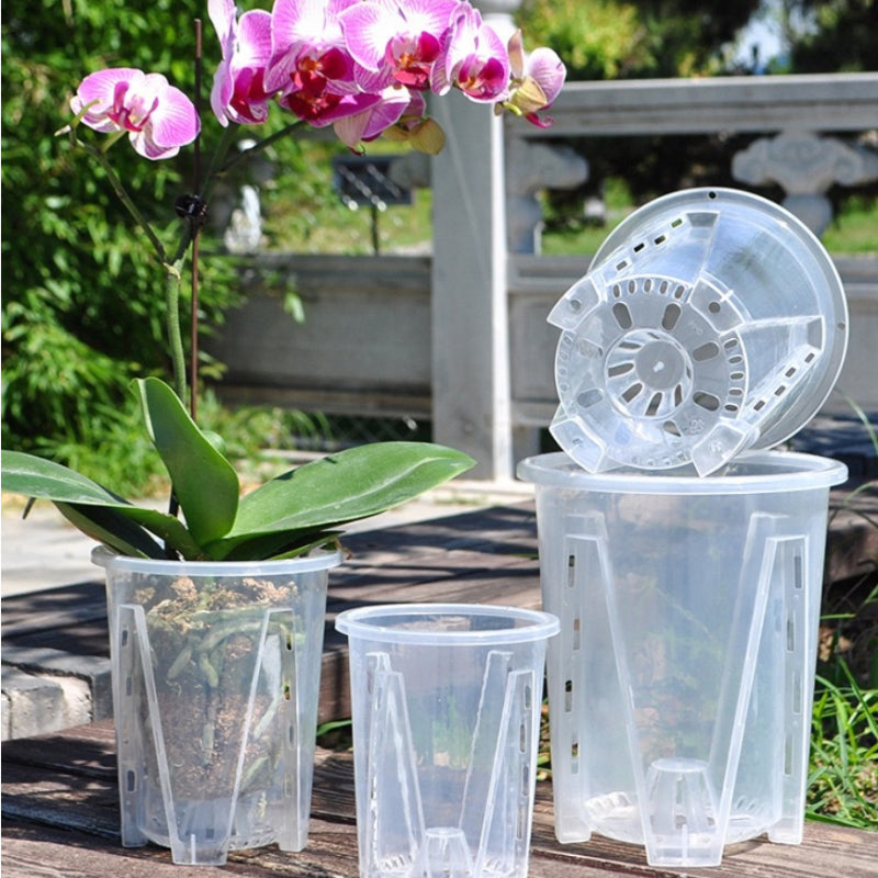ENSEMBLE CLEARSPROUT – Pots Transparents pour un Suivi Facile des Racines et une Croissance Saine des Plantes
