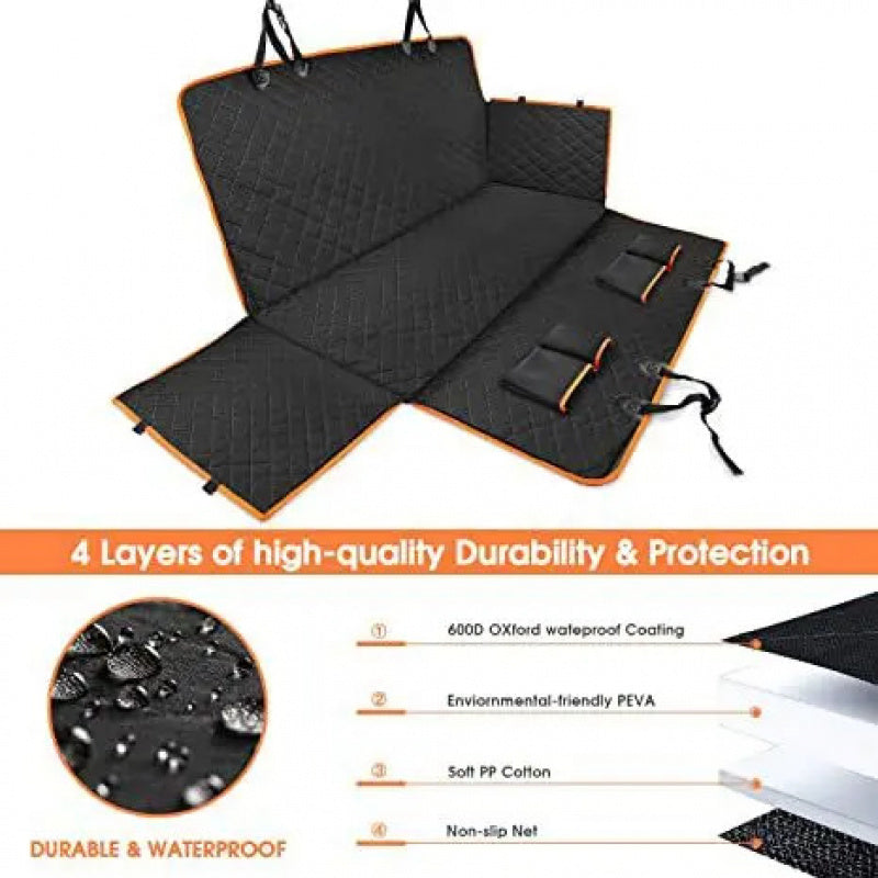 FURRIDE - Housse de siège auto pour chien multifonctionnelle conçue pour un voyage plus propre et plus confortable