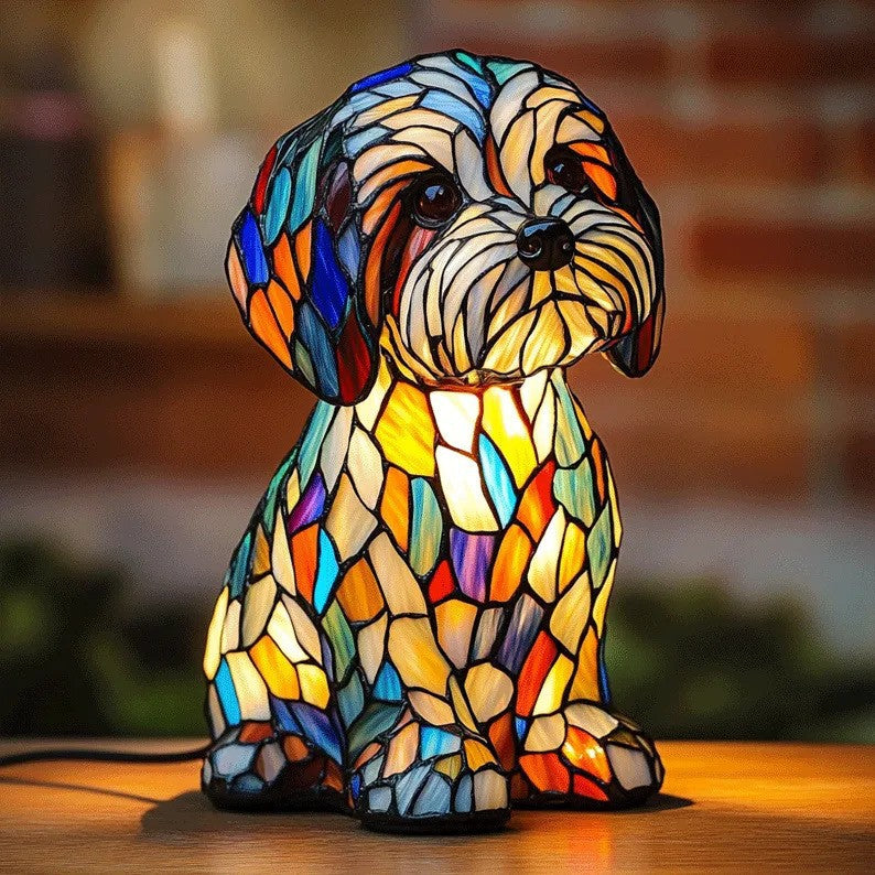 PUPGLOW – Lampe de Nuit LED de Race de Chien Artistique pour une Décoration de Maison Conviviale