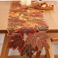 Chemin de Table Feuilles d'Automne pour Décor de Salle à Manger