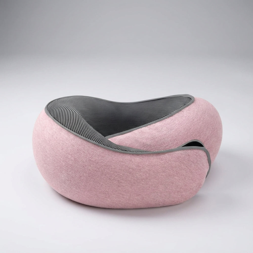 Coussin de voyage en mousse à mémoire avec support pour le menton – RestRoll
