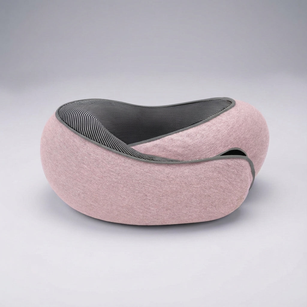 Coussin de voyage en mousse à mémoire avec support pour le menton – RestRoll