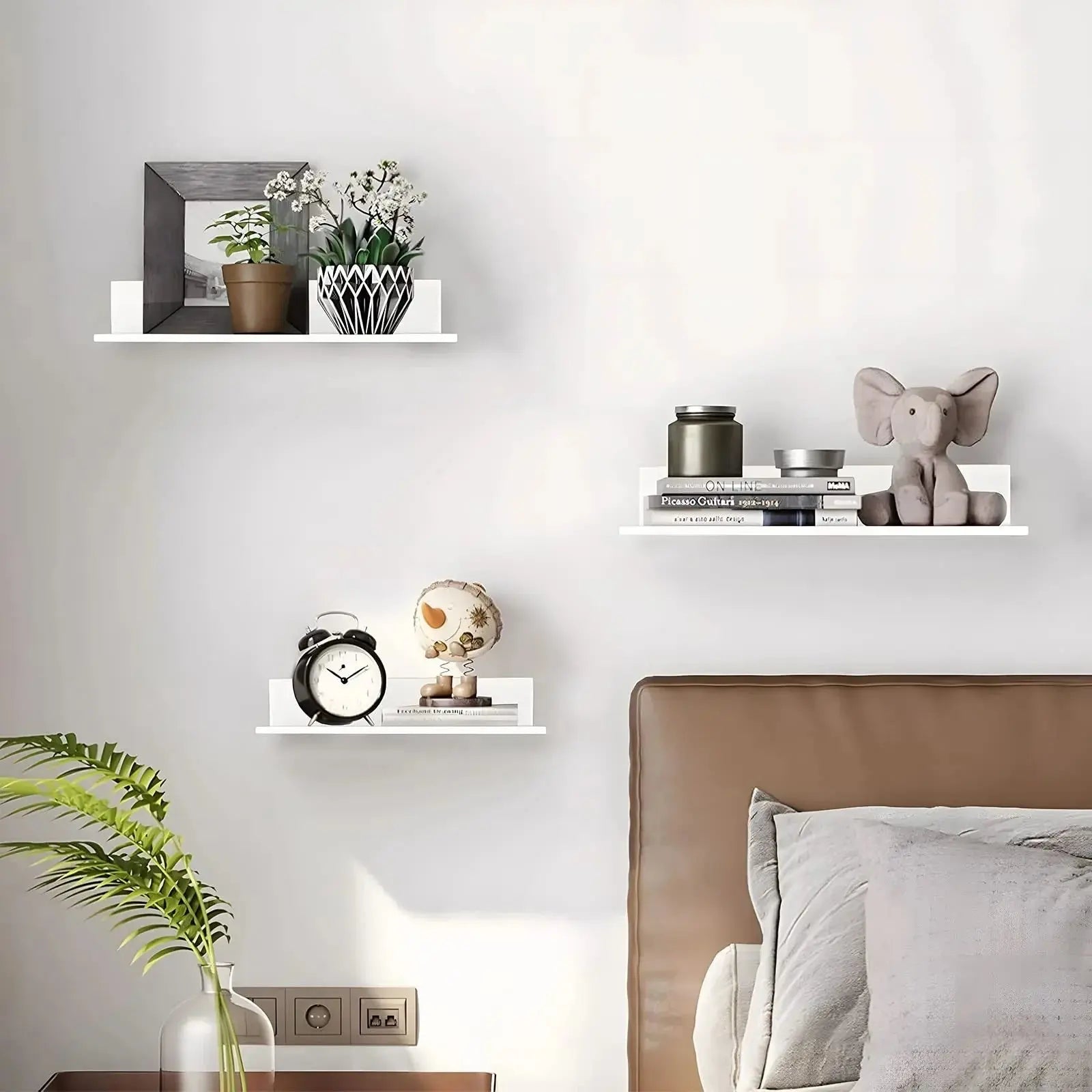 Étagère Murale Métal Design Flottant