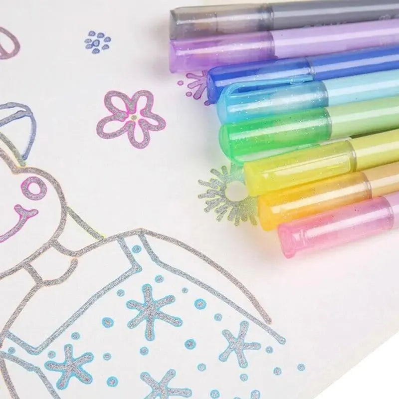 MetalArt™ | Marqueurs-Métalliques – Idéal pour cartes, calligraphie & bricolage