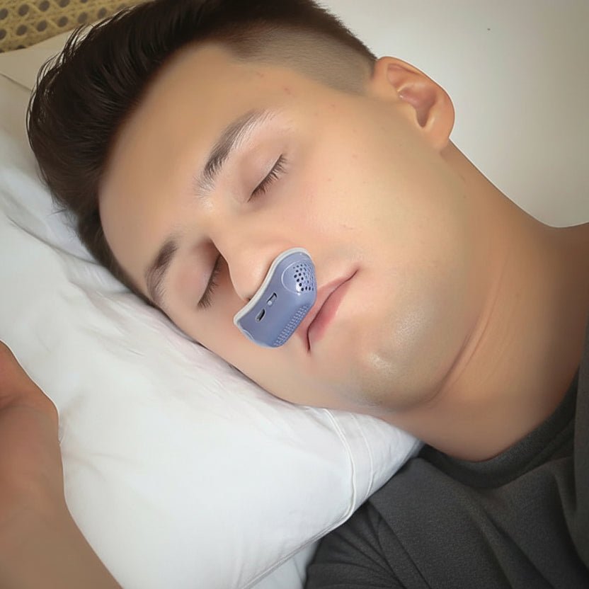 SNORELITE - Dispositif de soutien au sommeil compact conçu pour aider à une respiration plus fluide et améliorer le confort de sommeil nocturne
