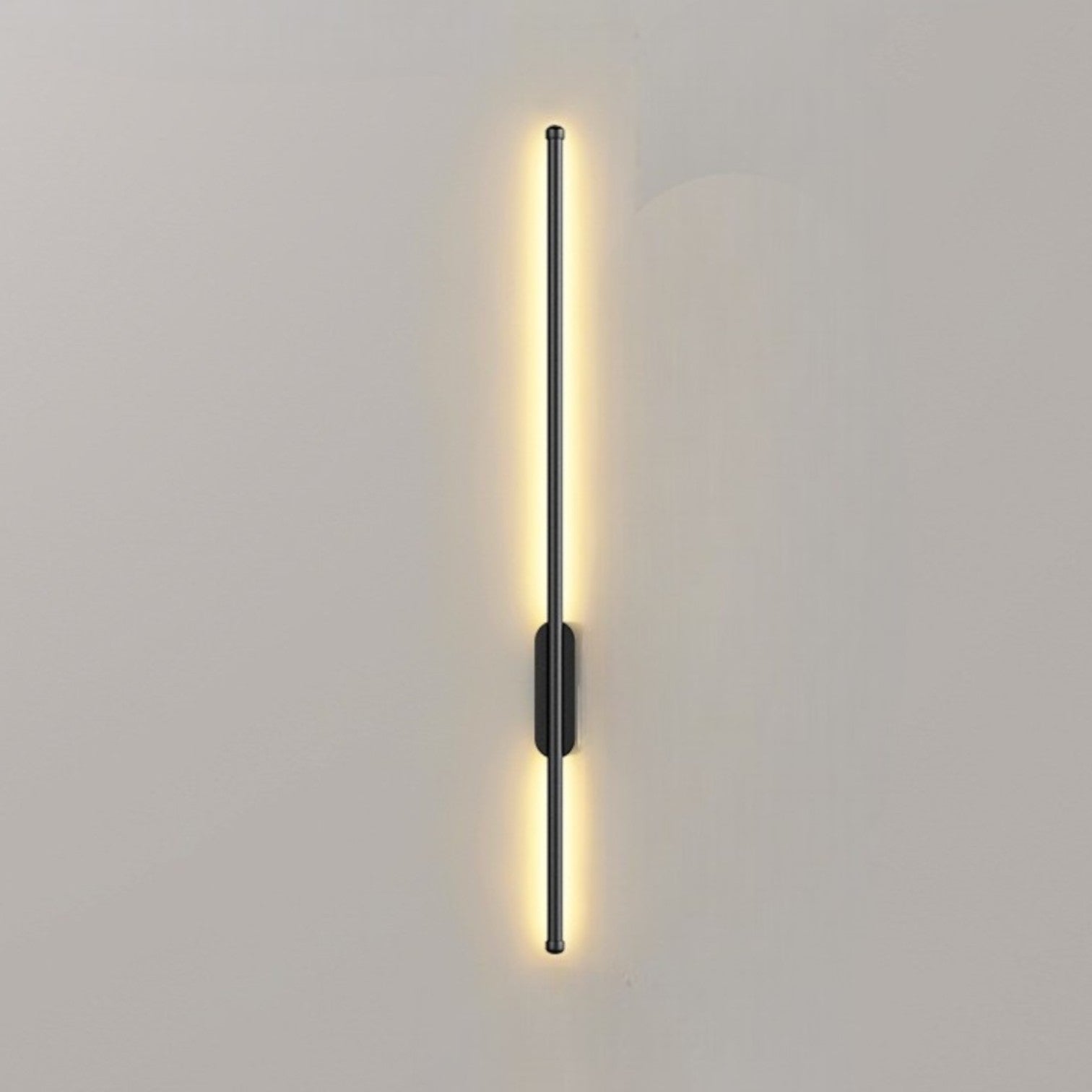 Applique Murale LED Minimaliste pour Salon et Bureau, 60 cm ou 100 cm, Lumière Chaude 3000K, Montage Facile