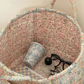 Panier de Rangement Matelassé Floral Divers