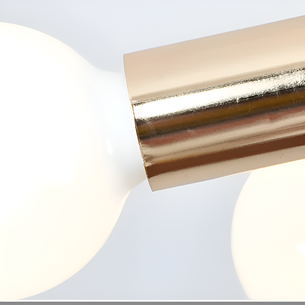 Plafonnier en or – lampe moderne avec plusieurs sources de lumière