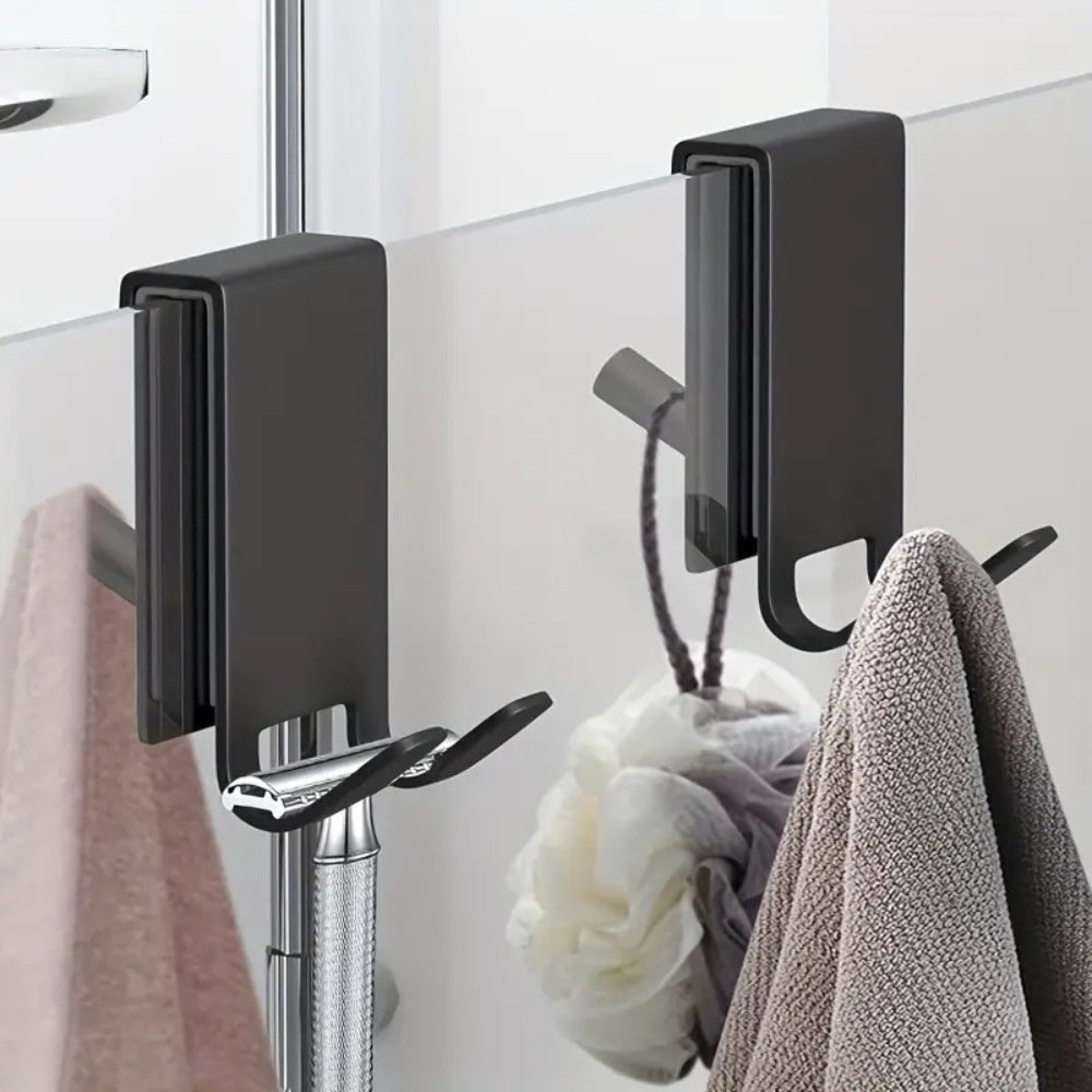 Crochets en Acier Inoxydable pour Porte de Douche en Verre