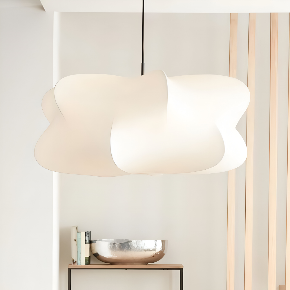 Lampe suspendue japonaise en style cocon – Lampe de plafond Wabi Sabi