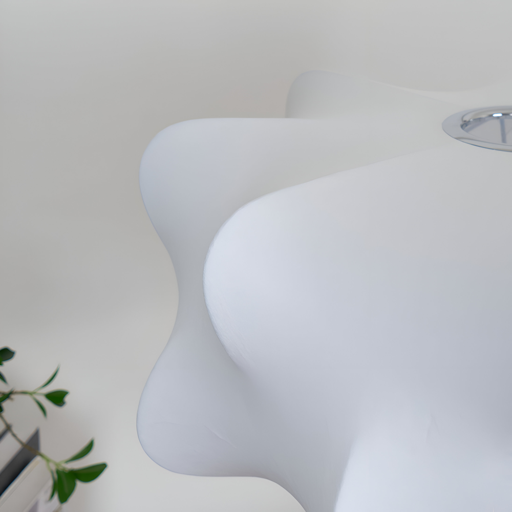 Lampe suspendue japonaise en style cocon – Lampe de plafond Wabi Sabi