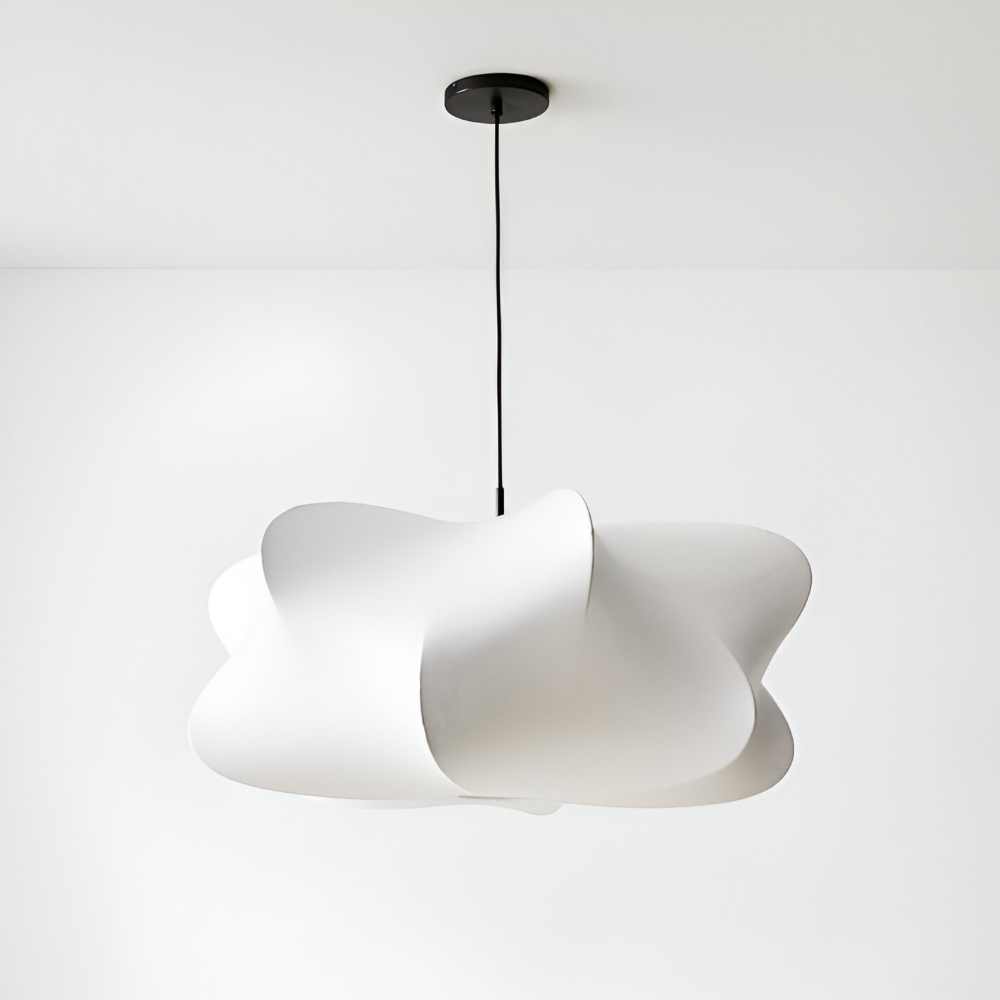 Lampe suspendue japonaise en style cocon – Lampe de plafond Wabi Sabi