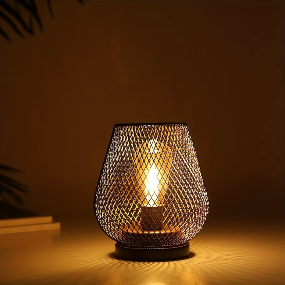 Ensemble de 2 lampes modernes en fer sans fil - Éclairages portables pour une utilisation intérieure et extérieure