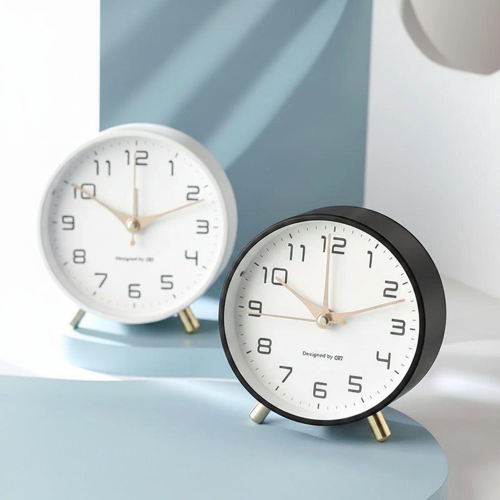 NORDIC TIME – Horloge de table scandinave silencieuse