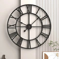 RetroRoman - Horloge Métallique Majestueuse