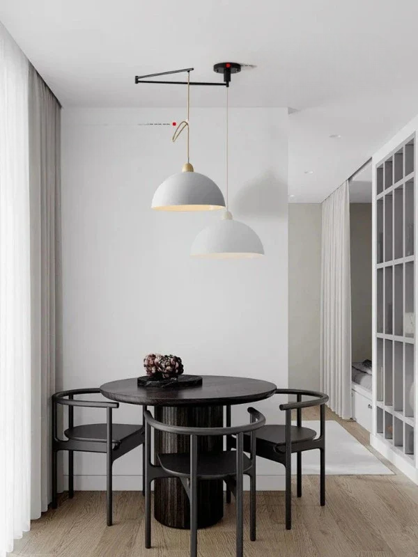 Lampe de Plafond Moderne avec Bras Lumineux Réglables pour un Éclairage Flexible
