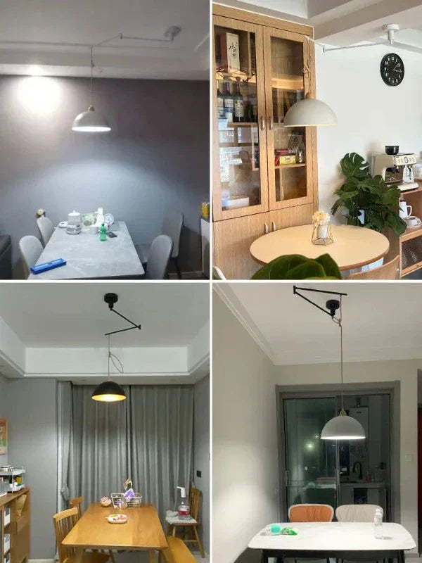 Lampe de Plafond Moderne avec Bras Lumineux Réglables pour un Éclairage Flexible