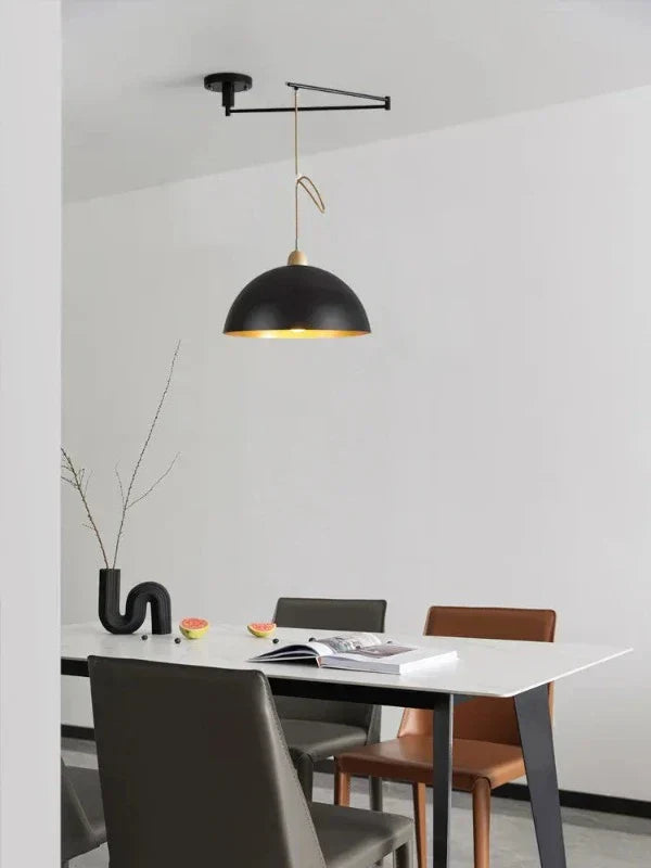 Lampe de Plafond Moderne avec Bras Lumineux Réglables pour un Éclairage Flexible