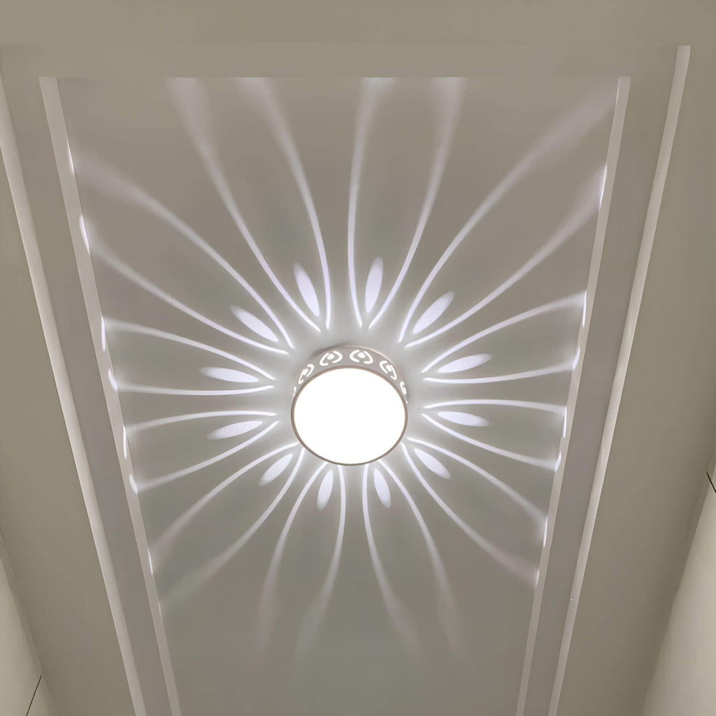 Plafonnier LED Aurora - Éclairage Ambiant avec des Motifs Élégants
