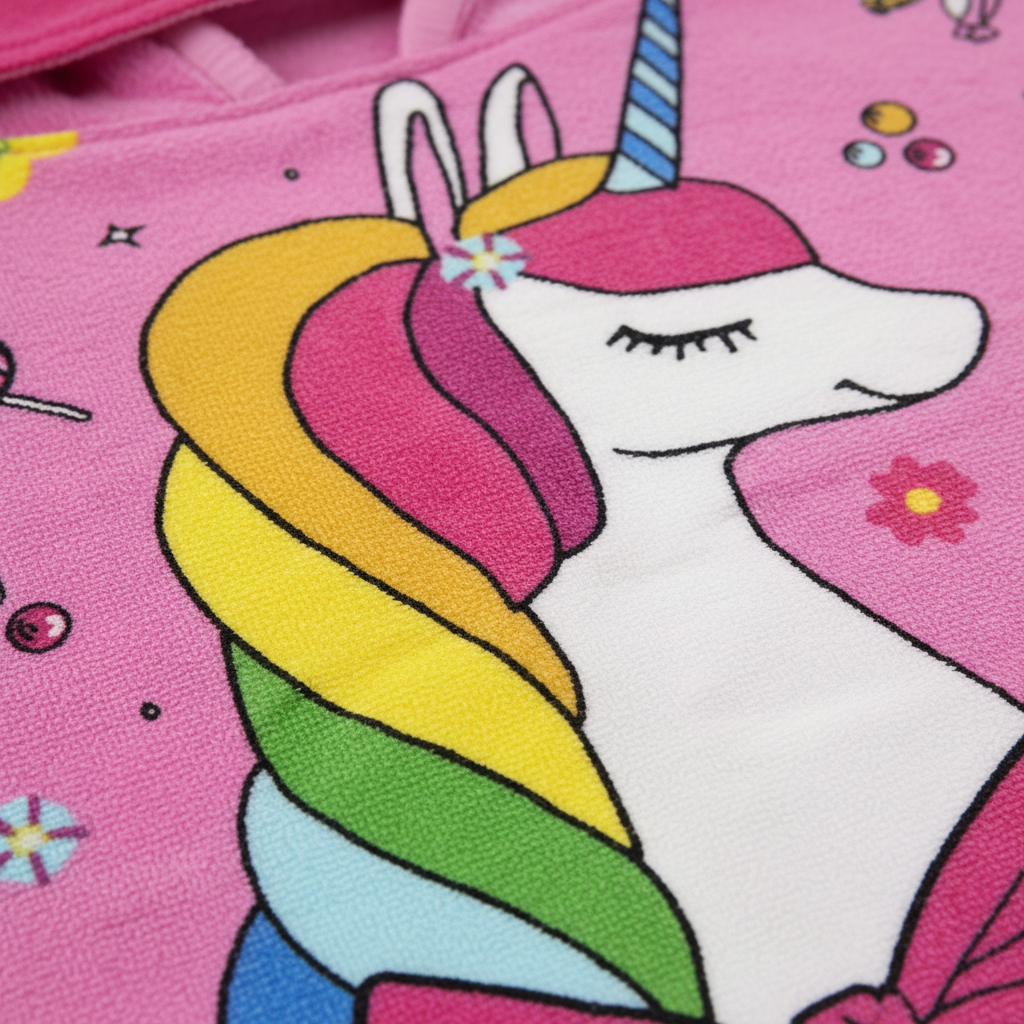 Broderies modernes dans le style des dessins animés - KidTowel