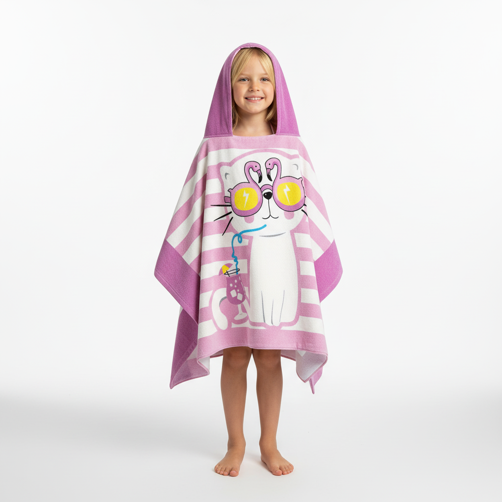 Broderies modernes dans le style des dessins animés - KidTowel