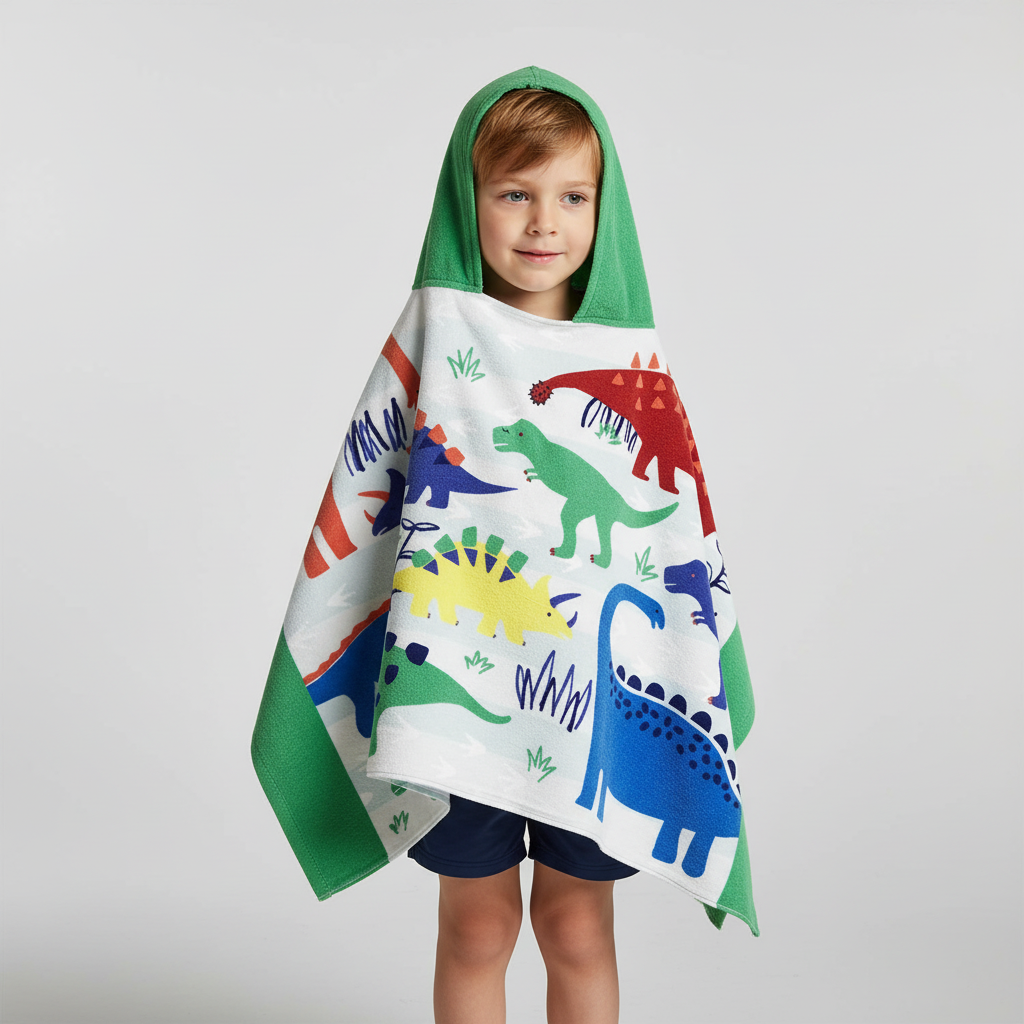 Broderies modernes dans le style des dessins animés - KidTowel