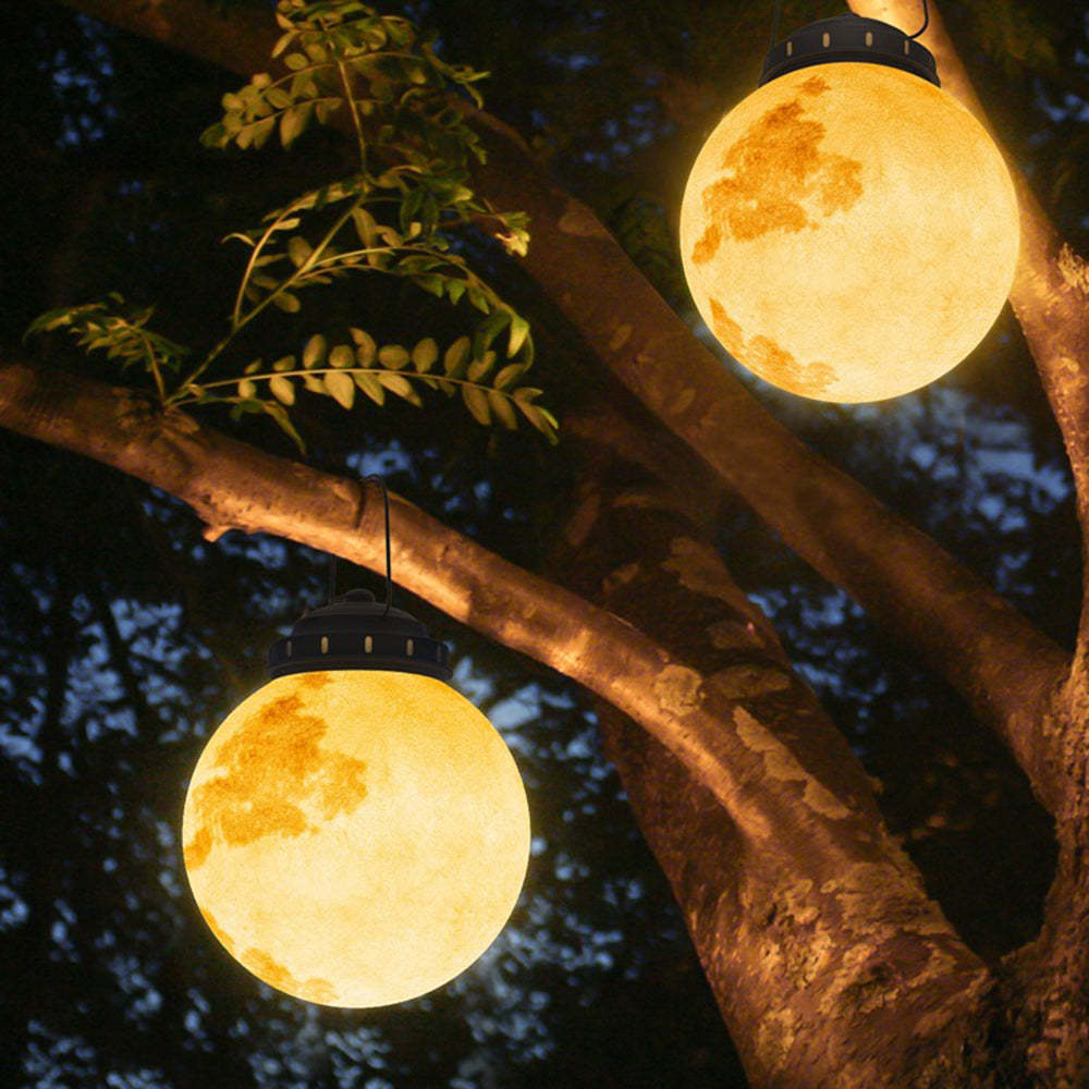 Lampes solaires suspendues d'extérieur avec boules lumineuses