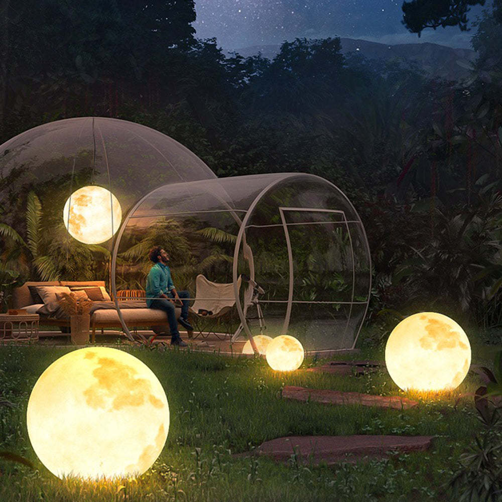 Lampes solaires suspendues d'extérieur avec boules lumineuses