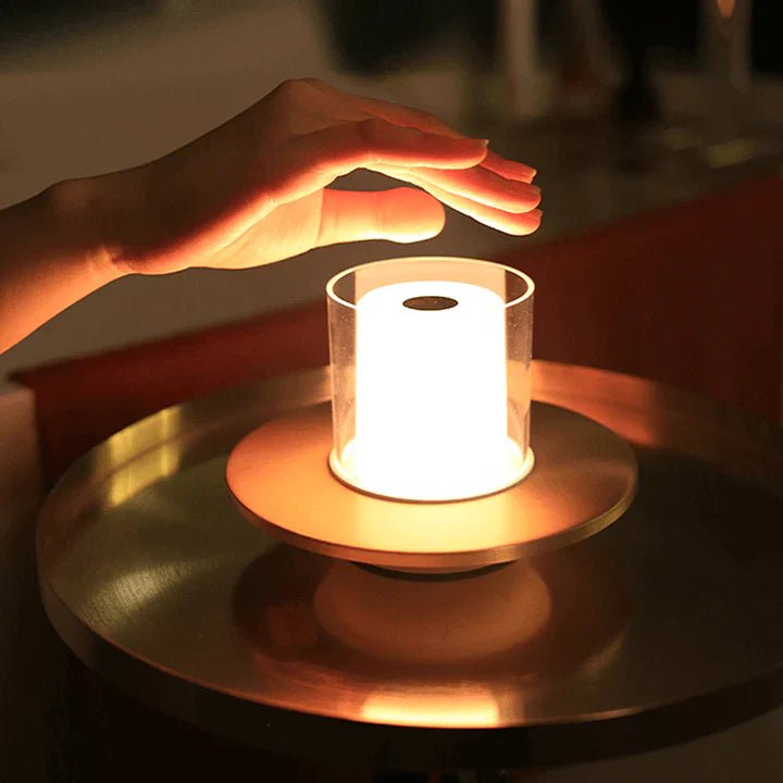 Lampe LED bougie chaude blanche – lampe décorative sécurisée USB
