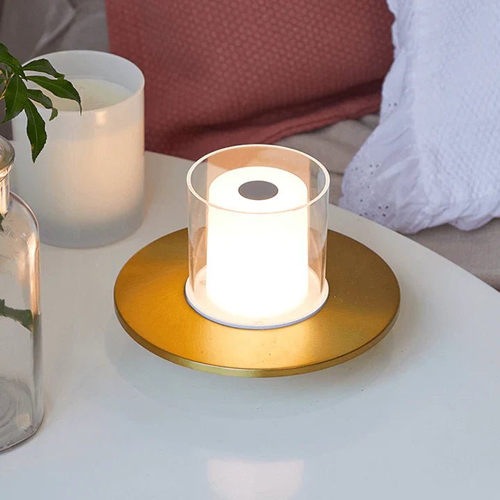 Lampe LED bougie chaude blanche – lampe décorative sécurisée USB