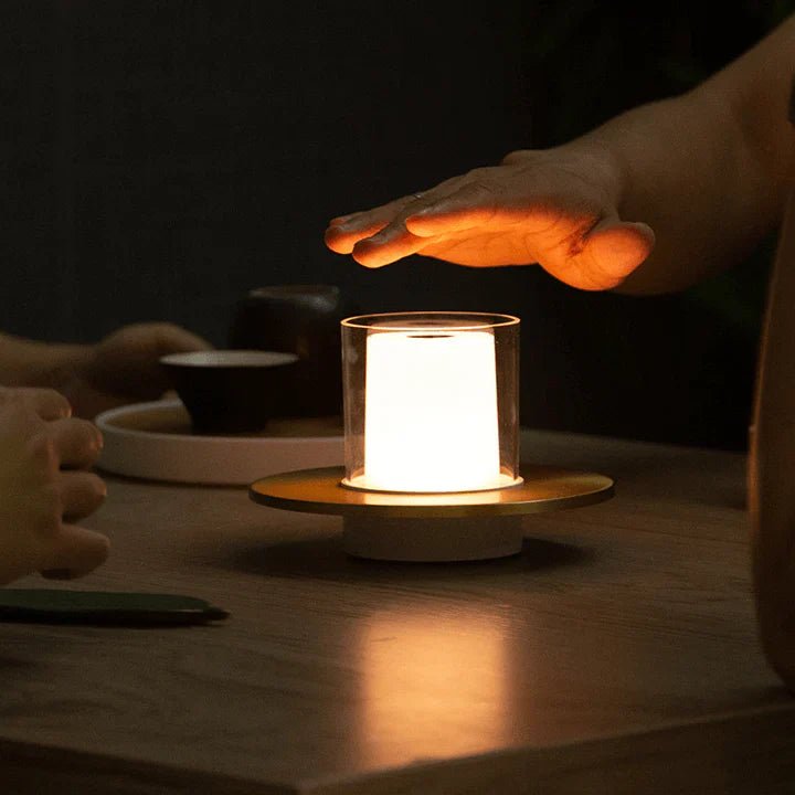 Lampe LED bougie chaude blanche – lampe décorative sécurisée USB