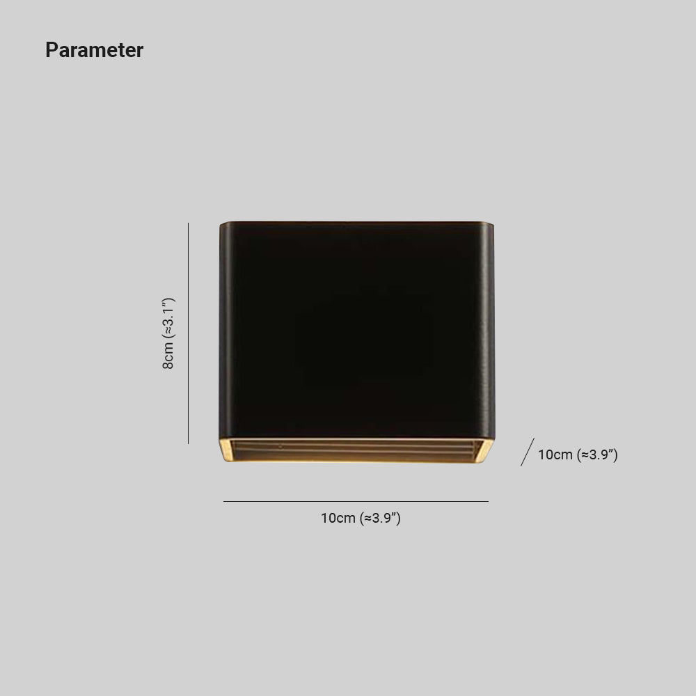 Cubo – Applique Murale Carrée au Design Moderne