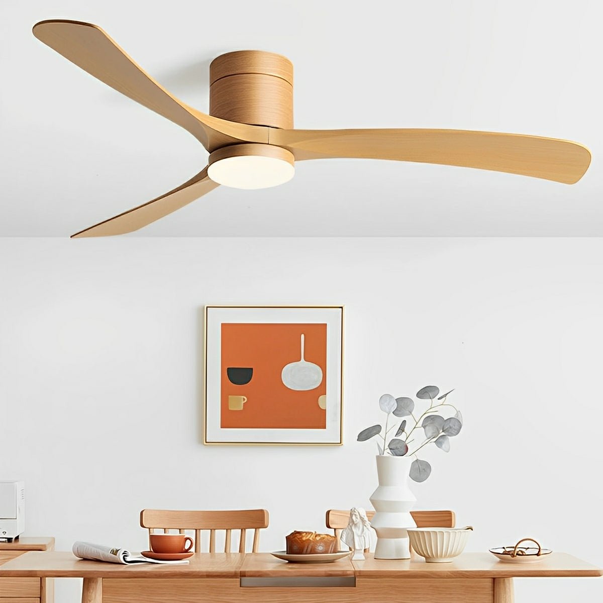 Ventilateur de Plafond avec LED – Silencieux et Moderne