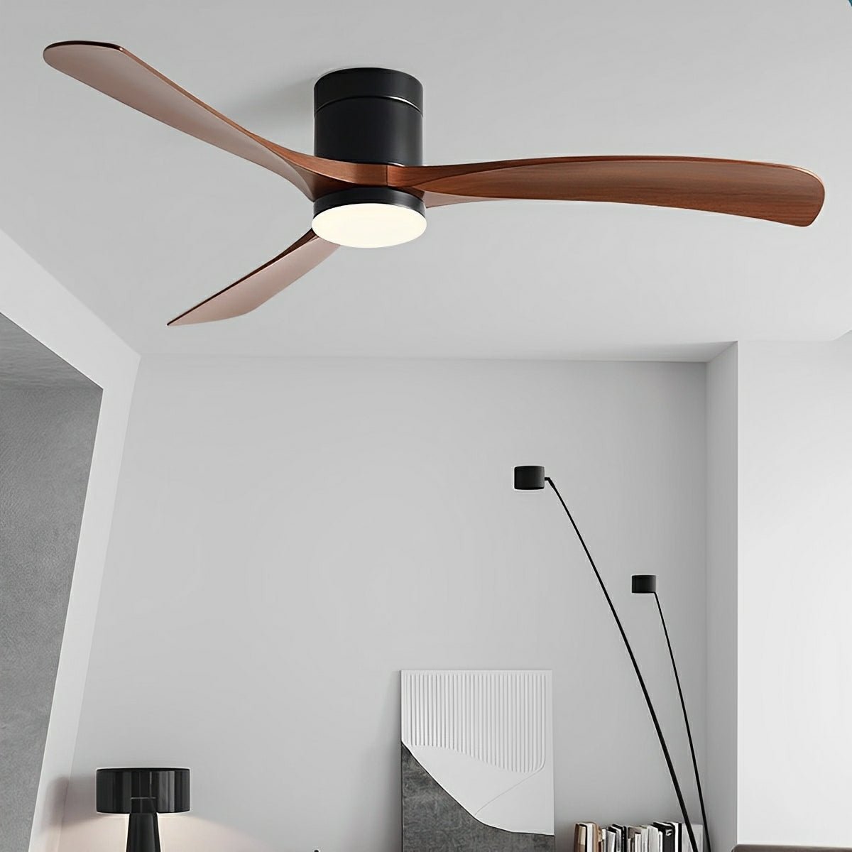 Ventilateur de Plafond avec LED – Silencieux et Moderne