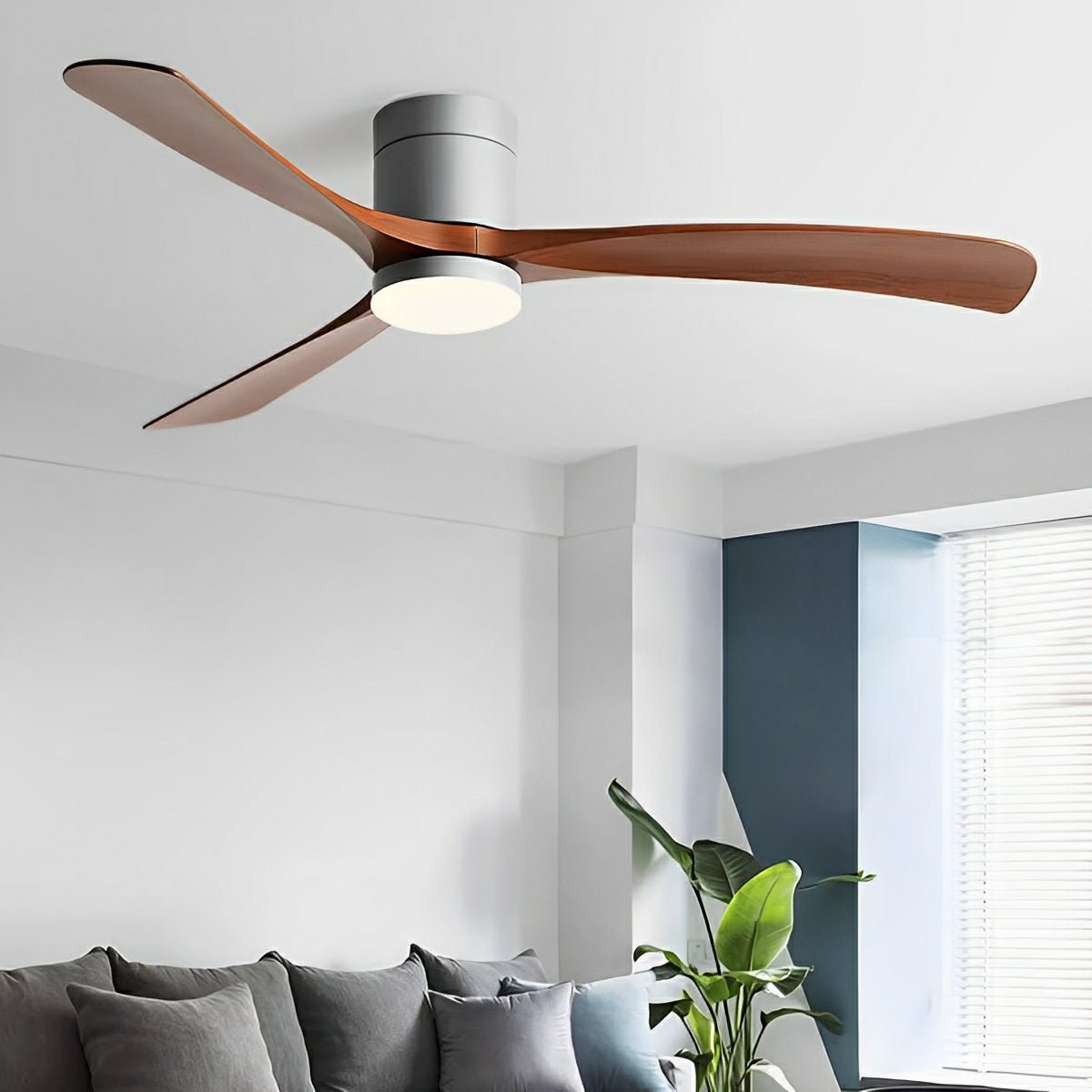 Ventilateur de Plafond avec LED – Silencieux et Moderne