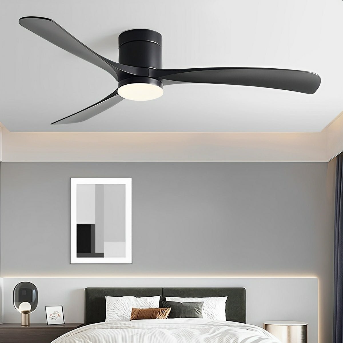 Ventilateur de Plafond avec LED – Silencieux et Moderne