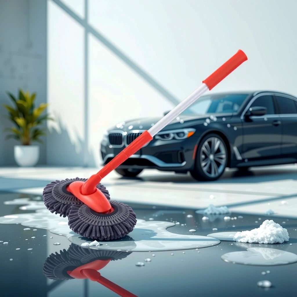 Brosse de lavage télescopique pour voiture