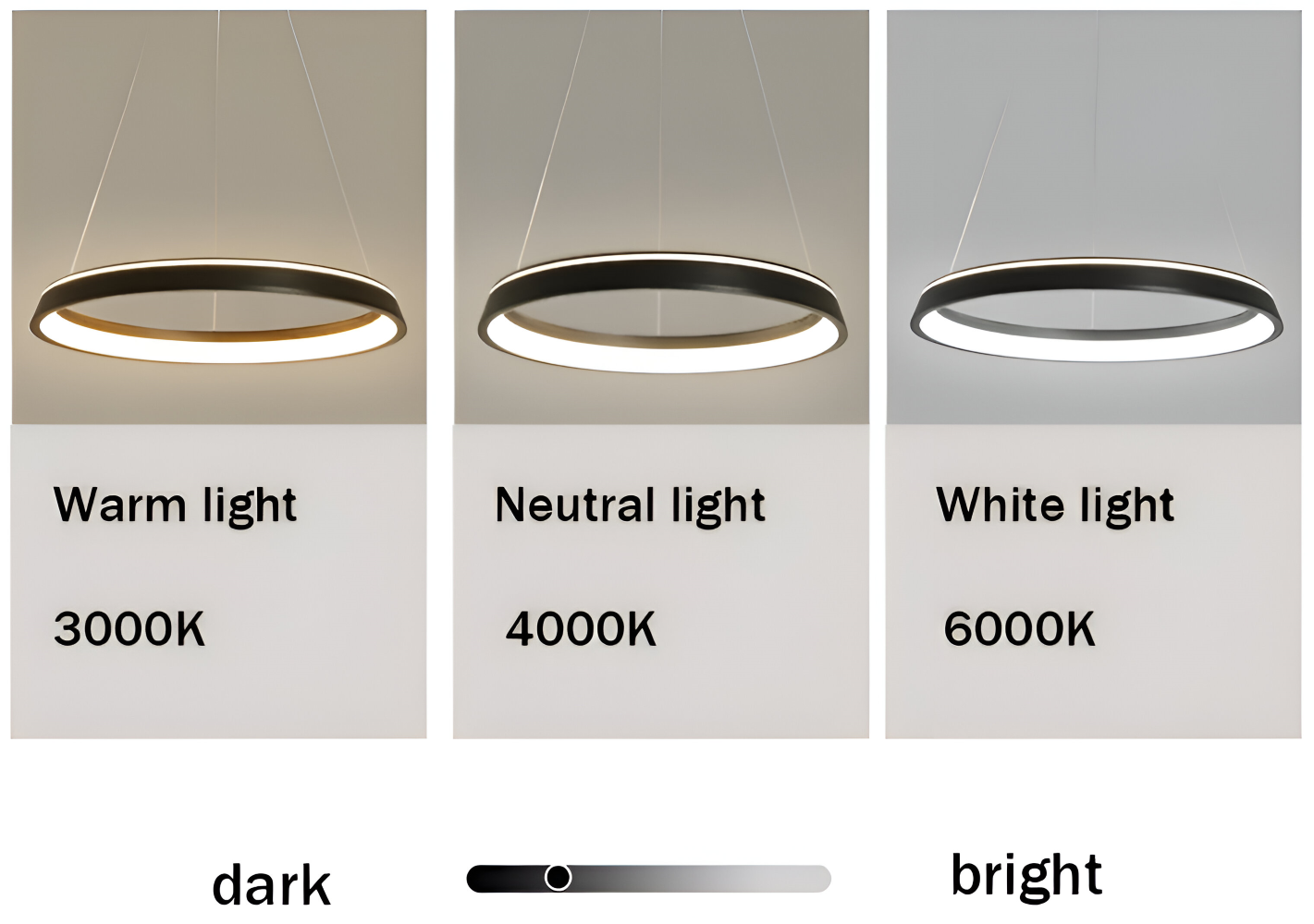 CircuGlow Pendentif – Lampe Suspendue LED Ronde Minimaliste en Noir & Blanc