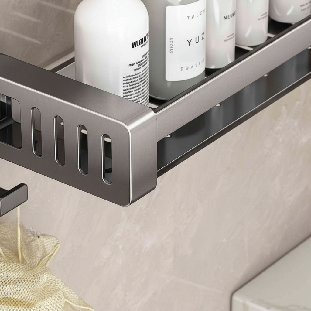 Étagère murale sans perçage pour salle de bain – AquaFixor
