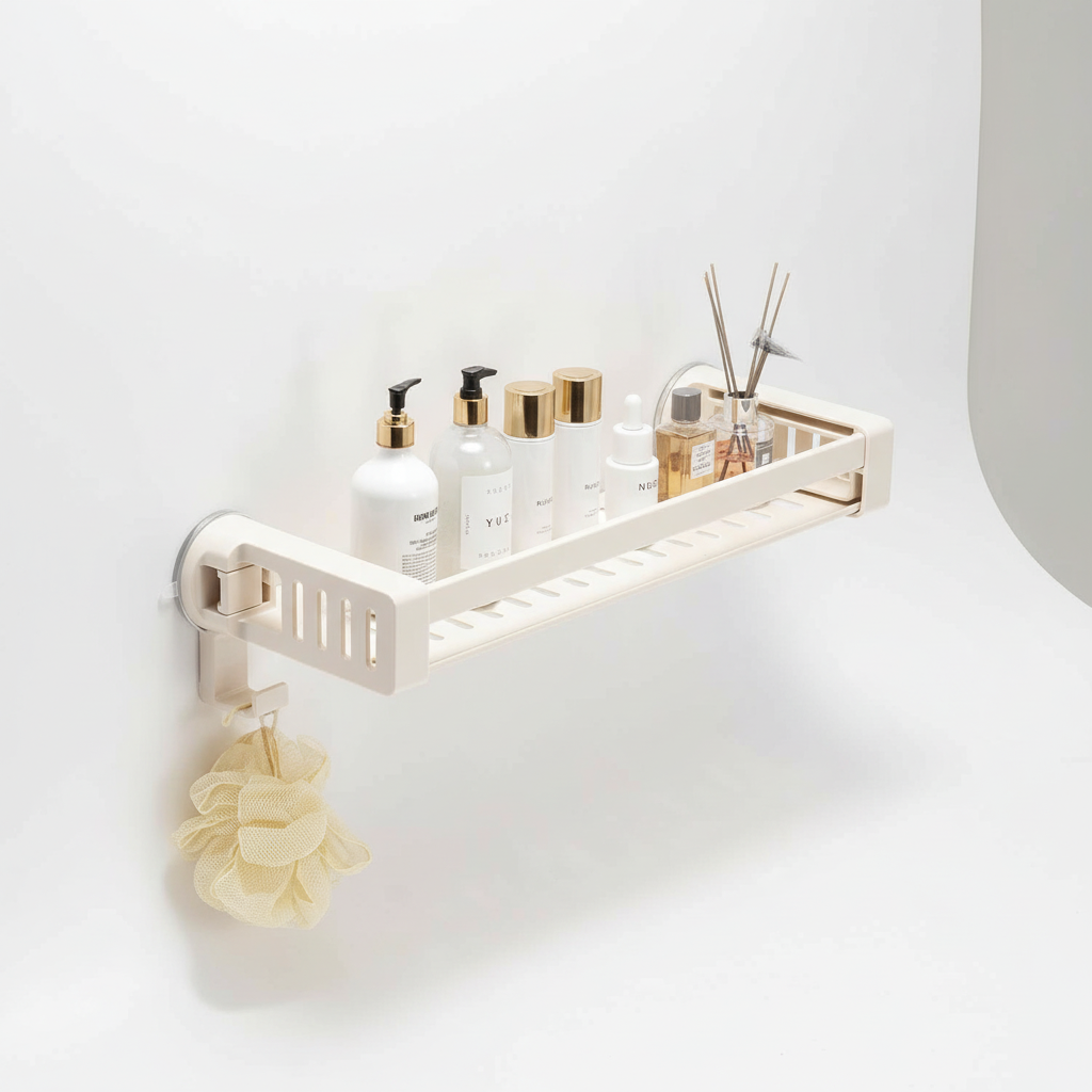 Étagère murale sans perçage pour salle de bain – AquaFixor