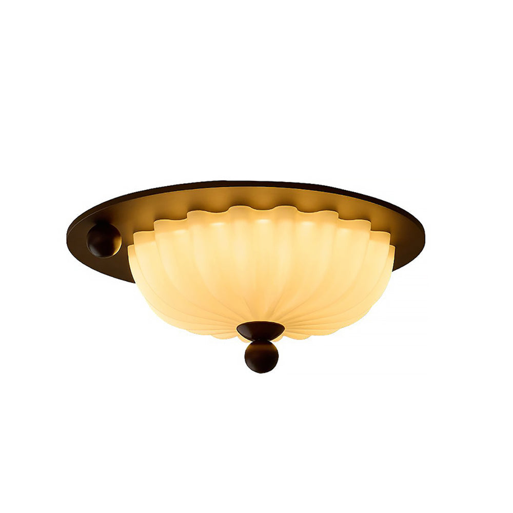 Plafonnier en Verre avec LED Intégrée