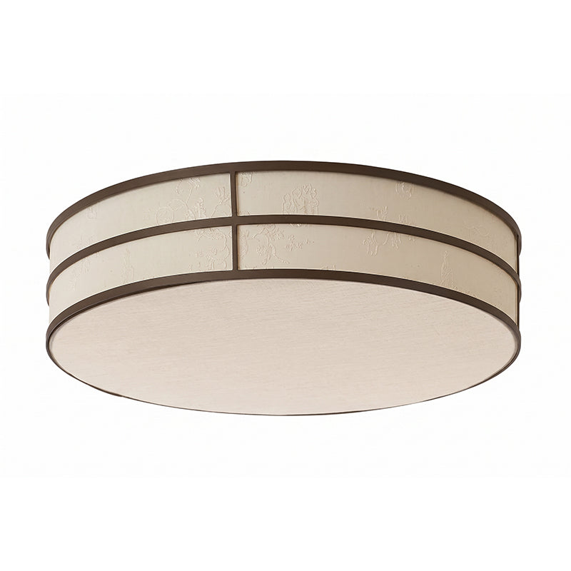 Plafonnier En Lin Avec LED Intégrée