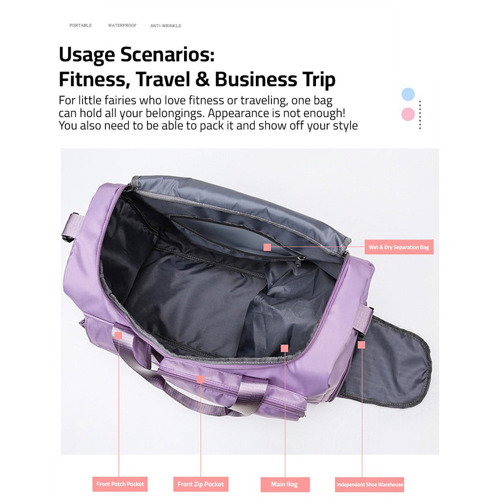 Sandsberg | Sac de voyage Sport-Duffle | Plusieurs compartiments avec compartiment à chaussures